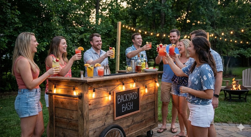 Backyard bar